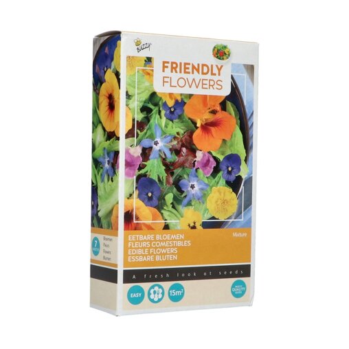 Buzzy ® Bloemenmix met eetbare bloemen 15 m²